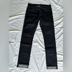Tom Ford Dark Blue Skinny Jeans Sleek Design